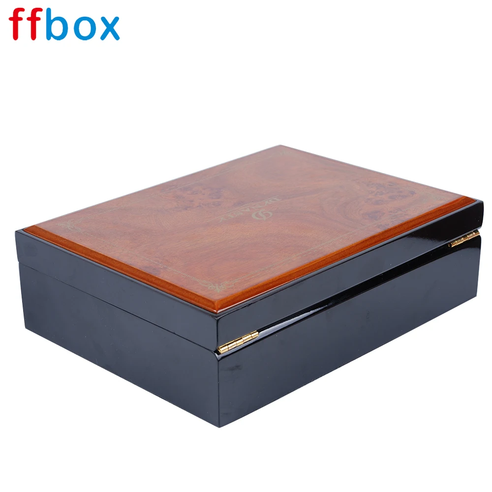 top grade high-gloss decorative gift watch wooden box cufflink