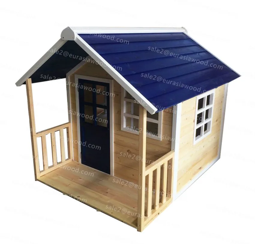 Best quality cheap outdoor wooden playhouse for kids