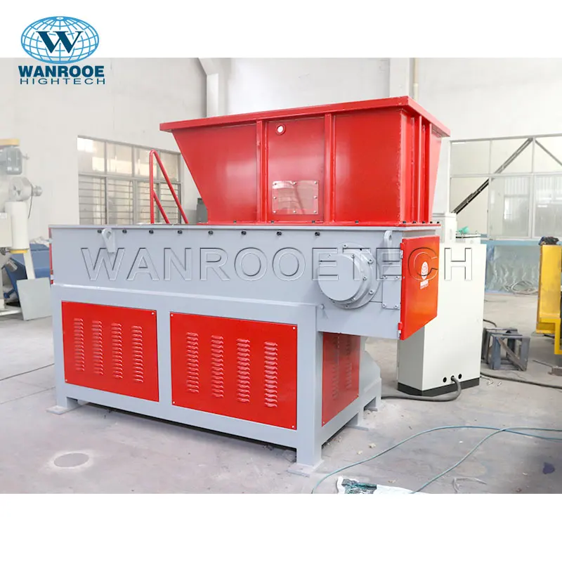 Single Shaft Wood Pallet Plastic Recycling Machine Single Shaft Shredder Machine