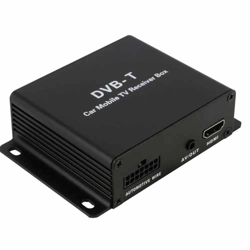 Car HD DVB-T TV Box TV Receiver Dual Tuner High Speed Mpeg4 Car Digital TV Tuner For Car DVD Auto Mobile DVB-T Receiver