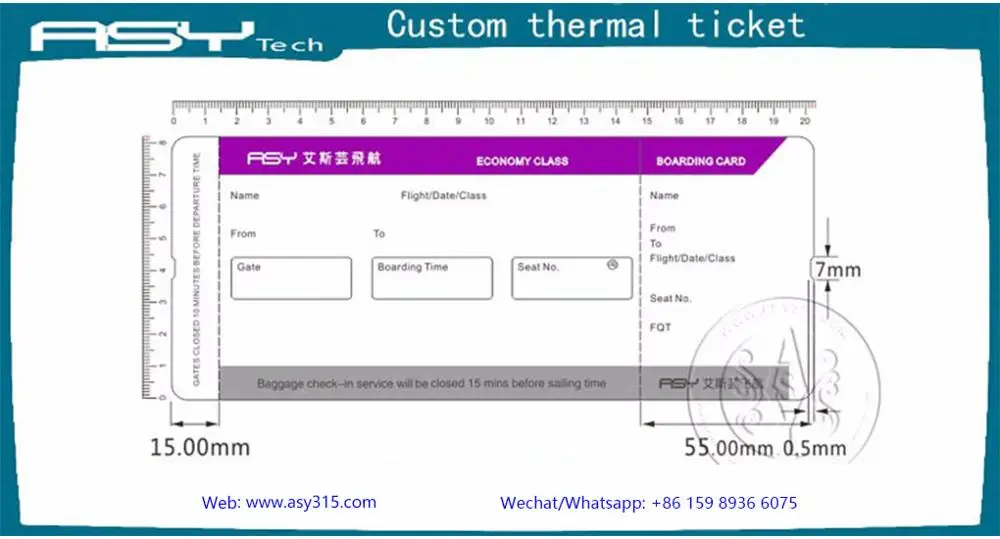 
Factory Custom Best Quality Entrance Tickets For Sight Seeing 
