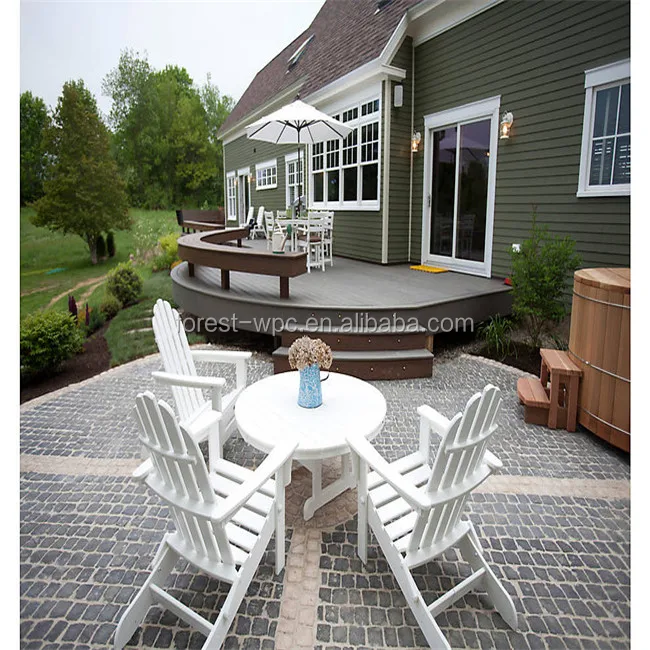 WPC Decking Flooring wood poly compounds Solid deck board