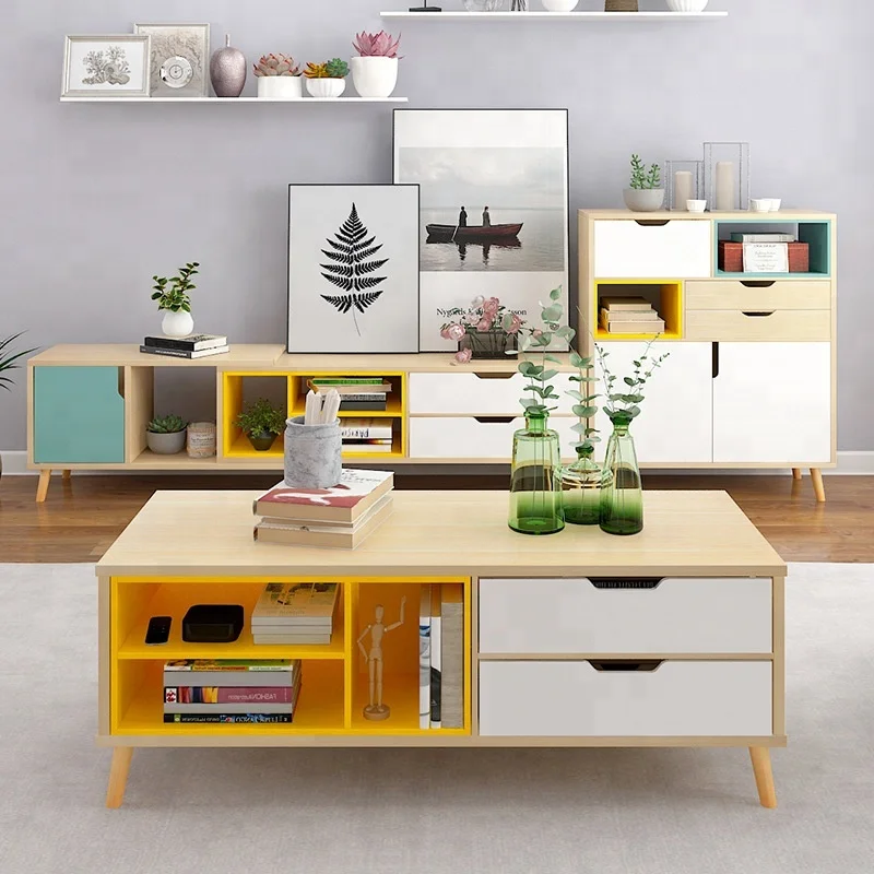 New Entertainment Wooden TV Cabinet Television Media Shelves Stand Shelf Set Display