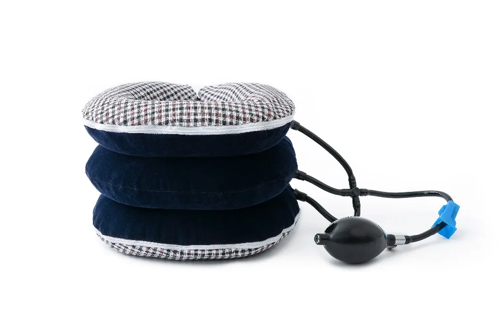 2022 Double Neck Strap Traction Orthopedic Device Collar Covering Cervical Fixation