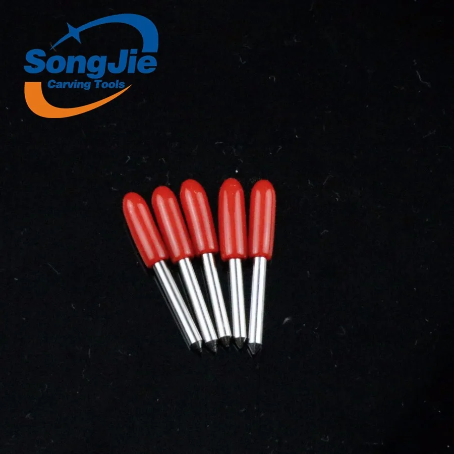 5 Pcs 45 Degree Roland Cutting Plotter Blade and 1 pc Roland Vinyl Cutter Blade Holder