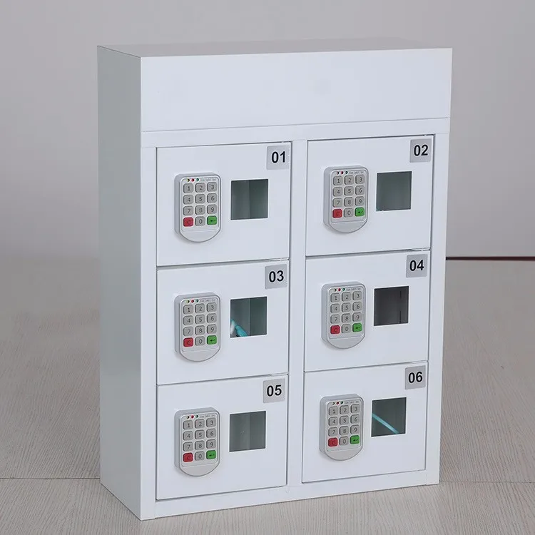 
cell phone charging station kiosk/wall mount public digital lockers/mobile charger 