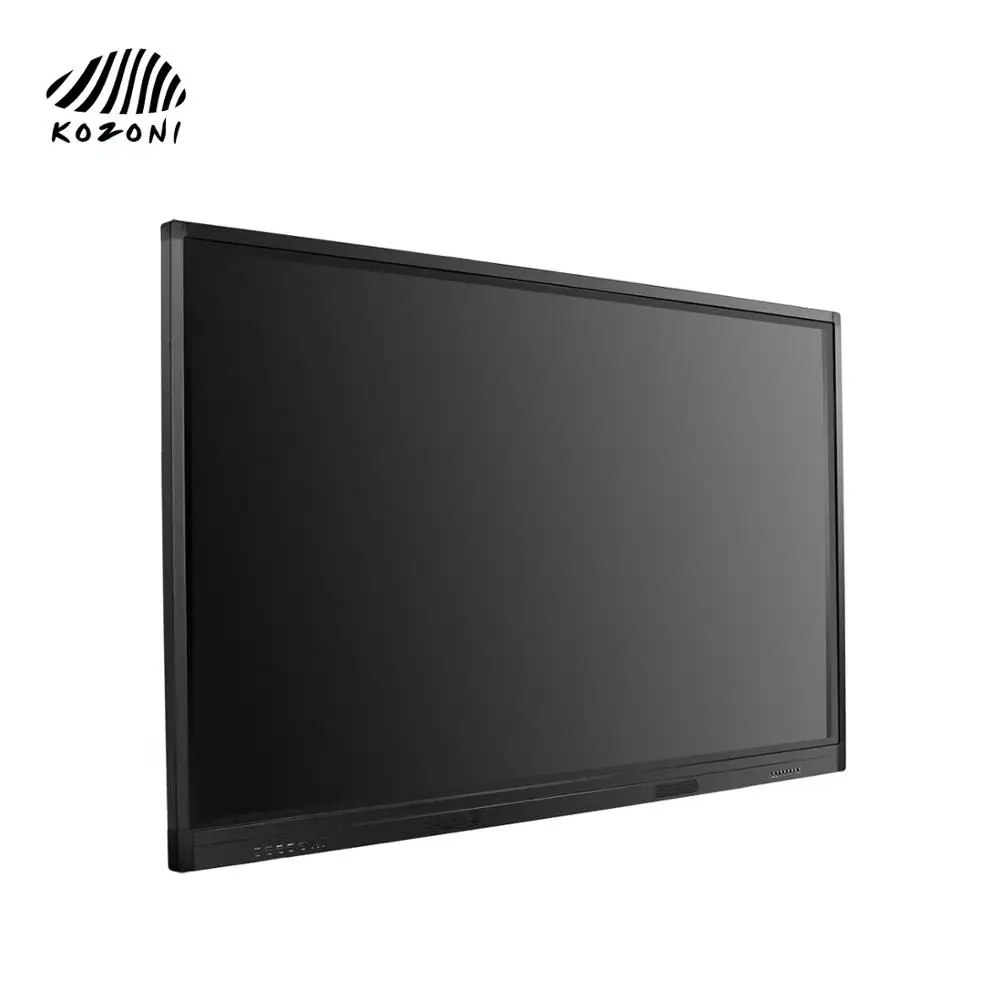 Kozoni 55 65 70 75 86 Inch 10 Point infrared  Touch screen LED Smart TV with android and PC