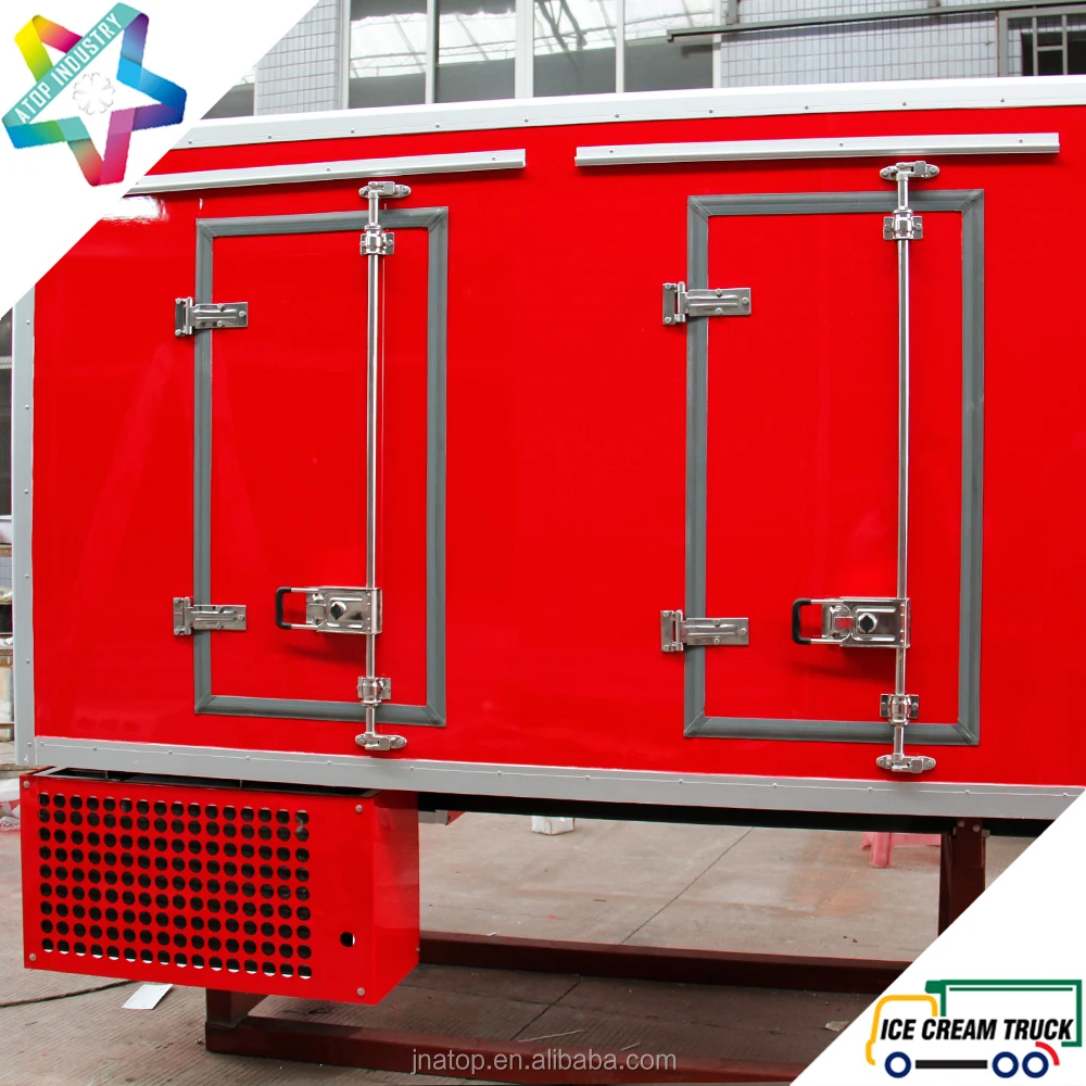 ColdKing 2.7m refrigerated truck body with eutectic cold plate for hyundai H100 chassis ice cream transportation truck body