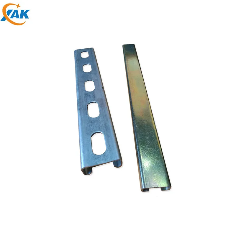 Гальванизированный щелевой unisstrut сталь размер 41x4 41x21 41x52 C профиль канал для солнечного металла кадрирования поддержка