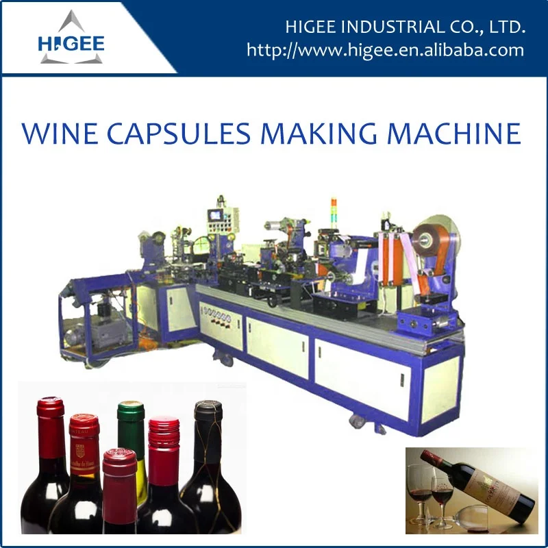 Full automatic 120 capsules per minute high speed soft drinker Glass Bottle capsules making machine QY120-3A
