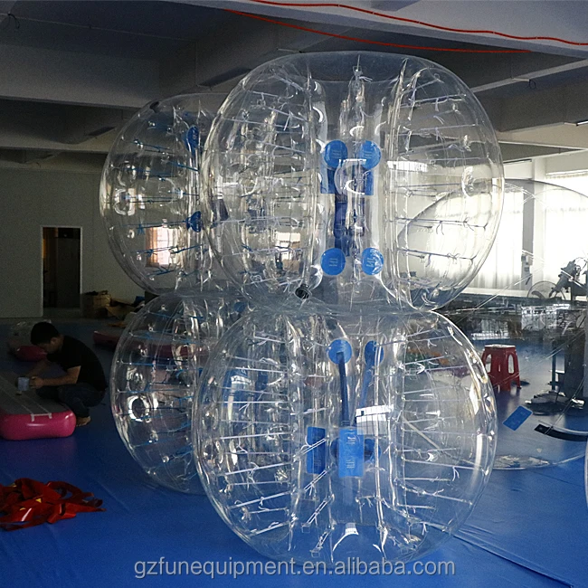 Manufacturing High Quality 0.7mm Tpu Human Bubble Suit Inflatable Show Ball Bumper For Event