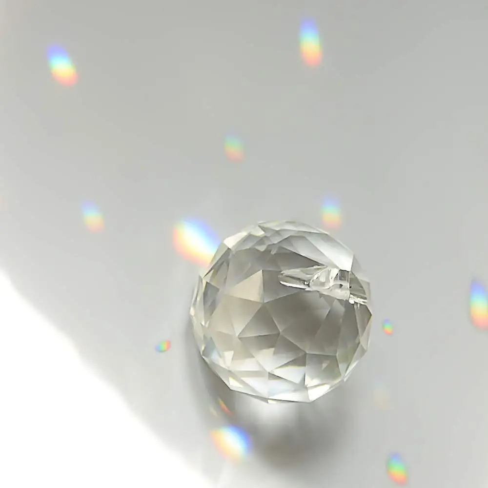 Colorful Crystal Ball Prism Suncatcher Rainbow Pendants Maker, Hanging Crystals Prisms