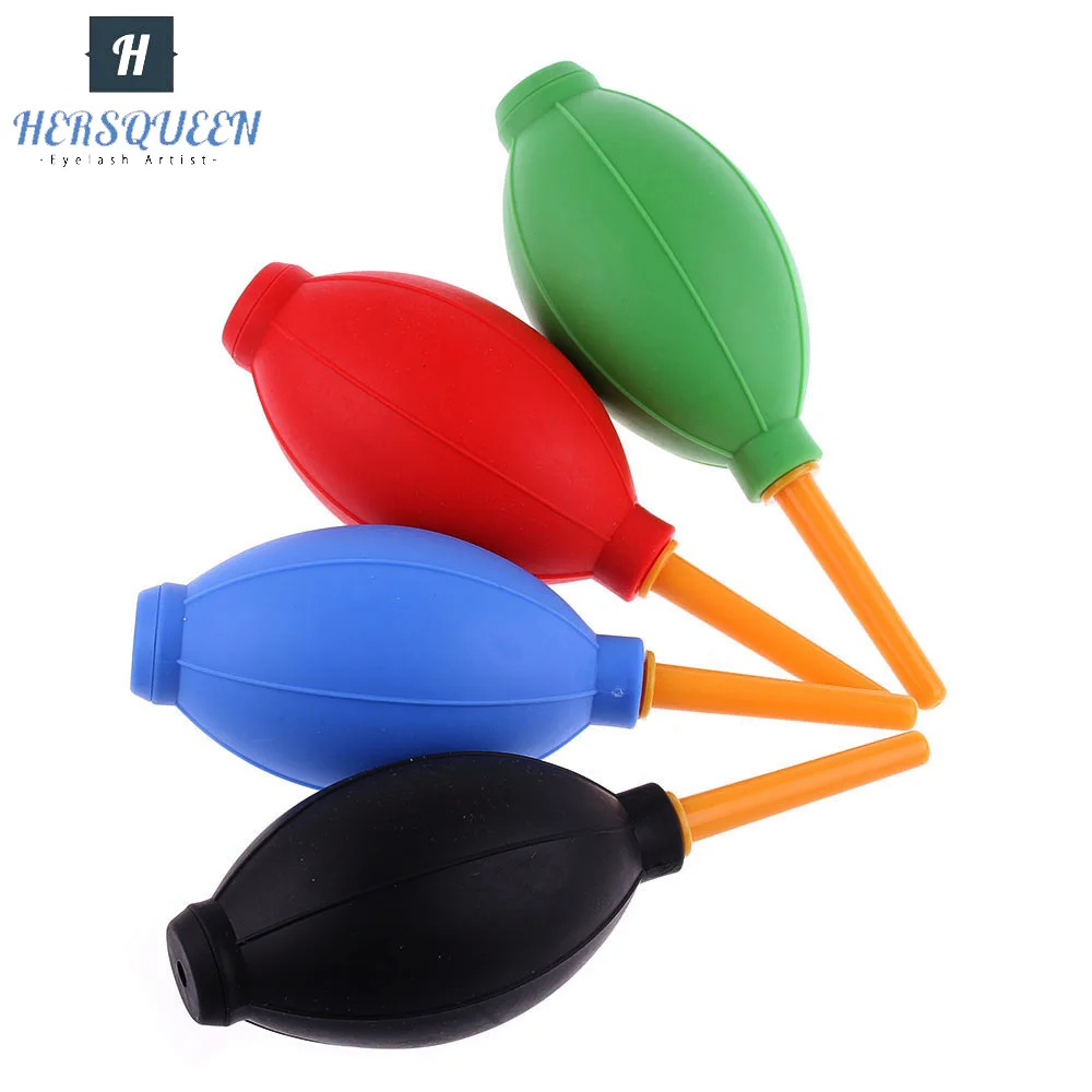 HERSQUEEN mini air blower soft silicone durable pump eyelash extension glue fast drying blowers professional lashing tool vendor