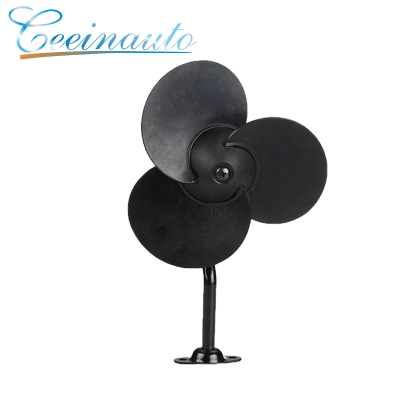 3pcs Rubber Blade 5 inch 24V DC bus fan safety car cooling fan for driver