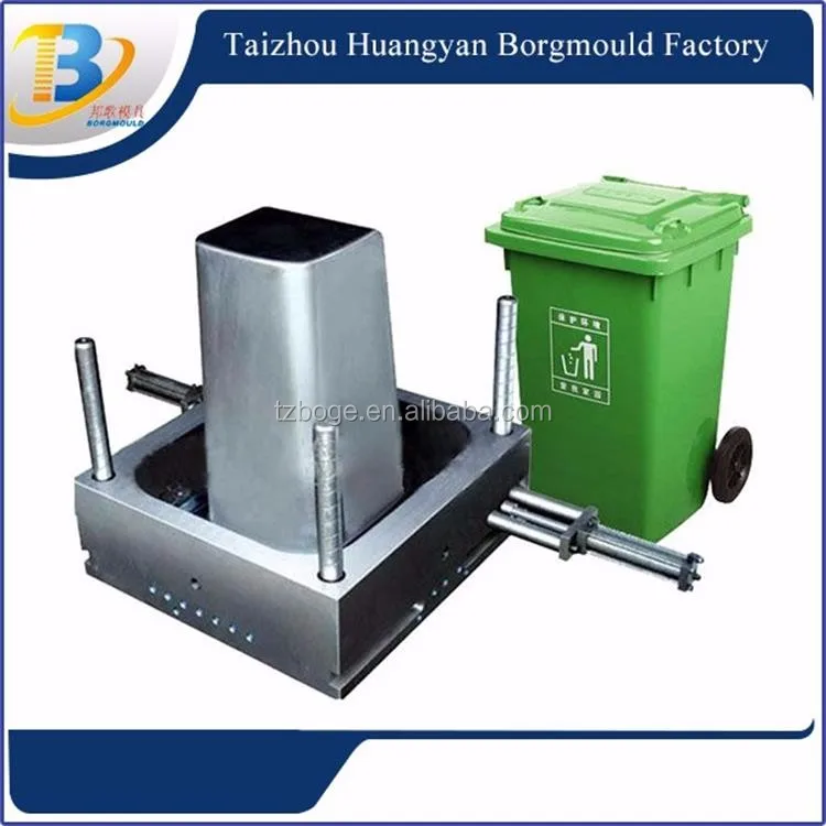 New design plastic injection moulding waste bin container mould