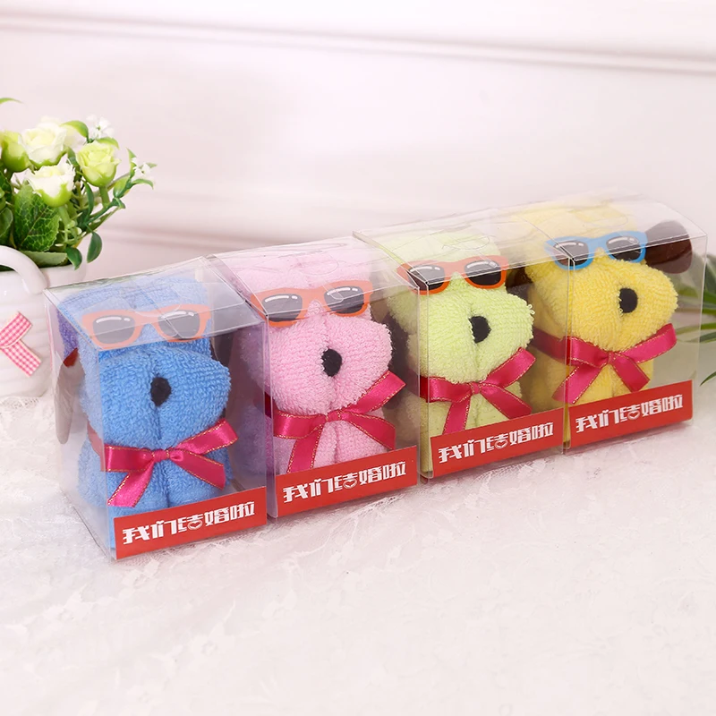 
Lovely Design Mini Dog Shape Cotton Cake Towel 