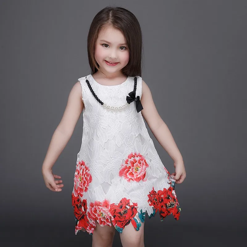 Alibaba Express Turkey Modern Flower Child Girls Boutique Net Dresses