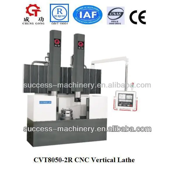 Cvt8050-2r чпу вертикальный токарный станок чиан вертикальный токарный станок