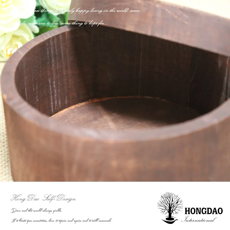 
HONGDAO Laser engraving logo cylindrical pine box round wooden box Keepsake Gift Box 
