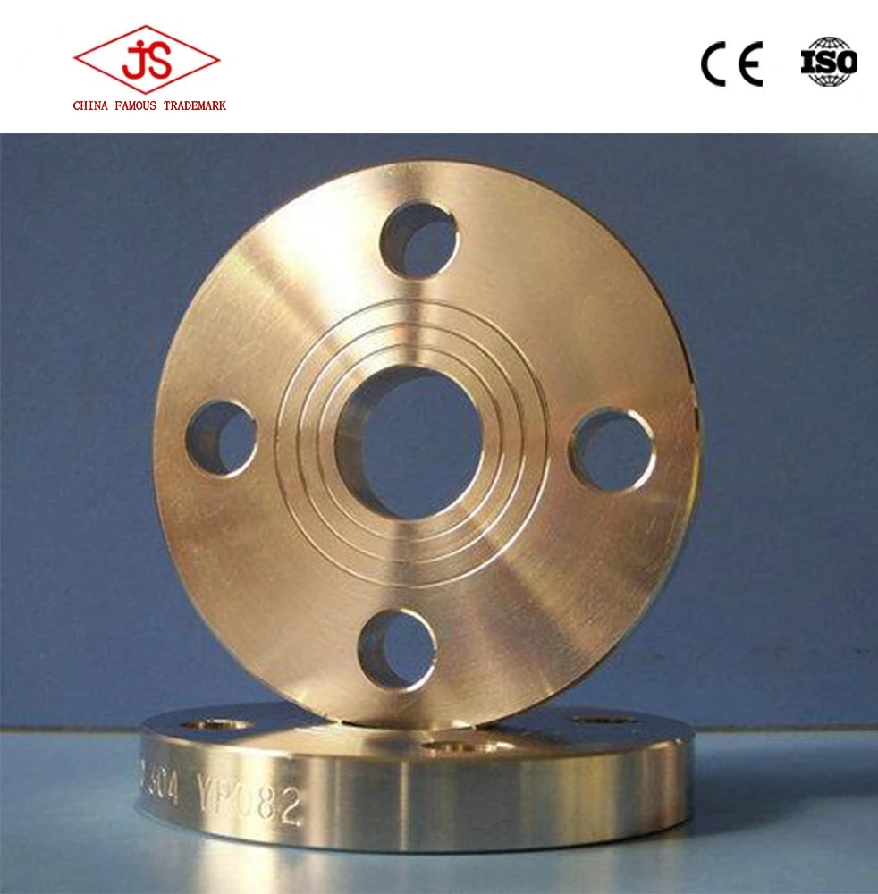 Jis5k 10k 16k Soh Sop Cast Steel Flanges With Golden Yellow Paint