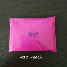 500g lot NEON Peach Color Shiny Fluorescent Phosphor Powder Decoration Pigment Material for Nail Polish Painting