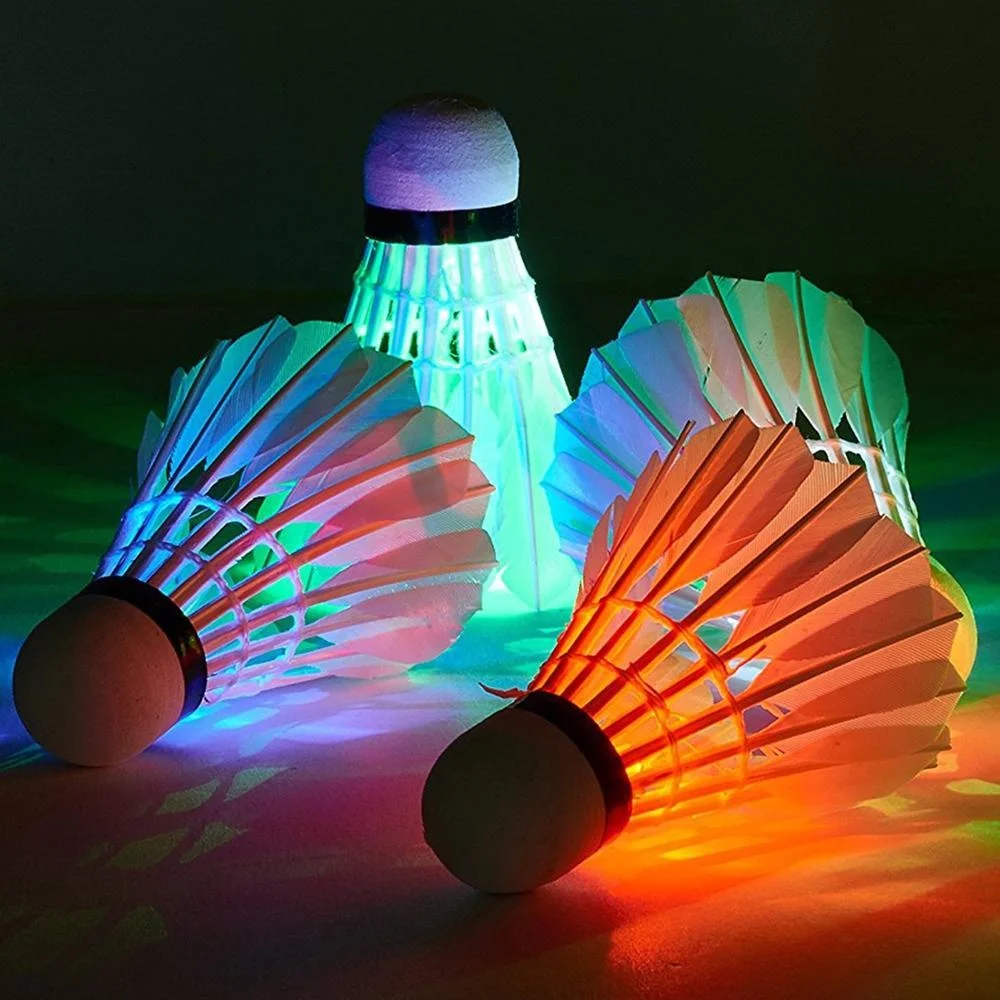 Горячая продажа LED бадминтон Высокое качество уникальный Волан красочный волан 1