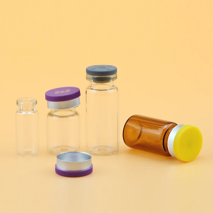 Фармацевтические флаконы ВЭЖХ для инъекций, 1 мл, 2 мл, 3 мл, 10 мл, янтарные прозрачные стеклянные флаконы для стероидов