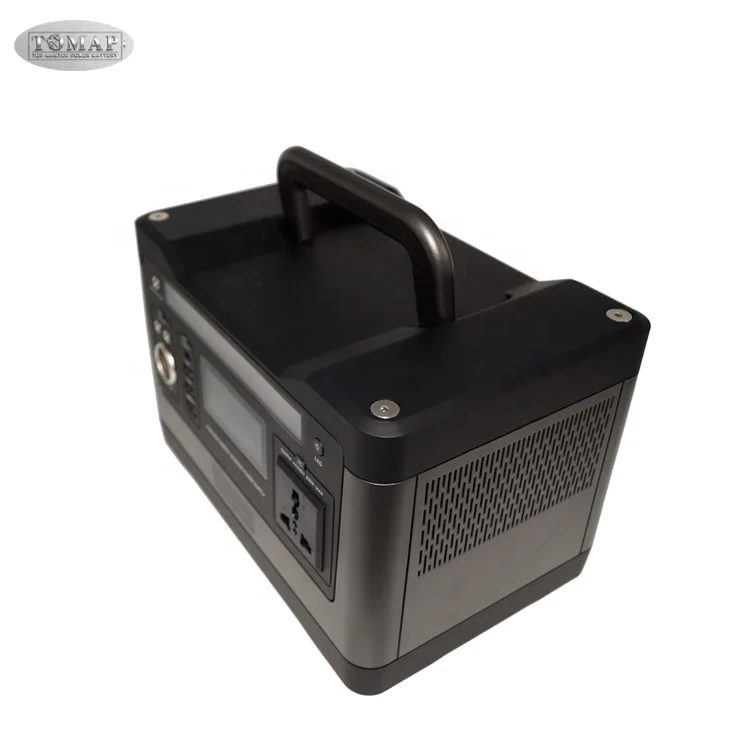 500W Dc12V Portable Rechargeable Car Power Station Emergency Mobile Power Supply With Led Light And Lcd Display