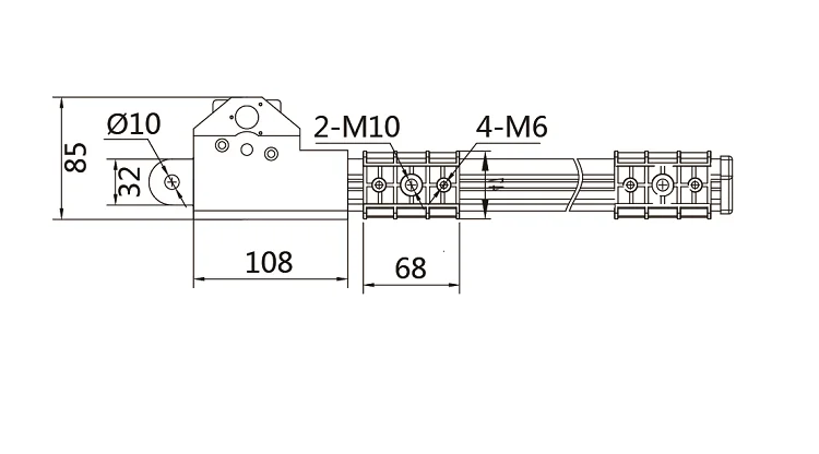 Good price wholesale mechanical dc electric linear actuator 12v 24v 6000n
