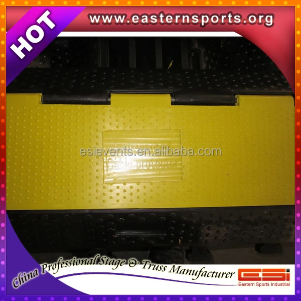 4 кабельный канал рампы Сильный грузоподъемность автомобиля резины протектора