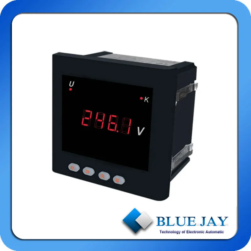 new business single phase voltage meter simple display meter panel voltmeter