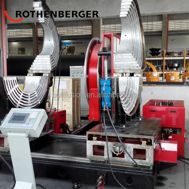 china supply 630mm hdpe pipe workshop fitting welding machine