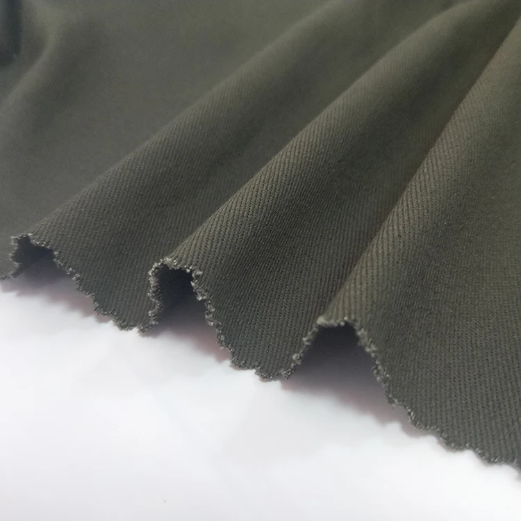 
Cotton spandex pants fabric elastic twill stock fabric 