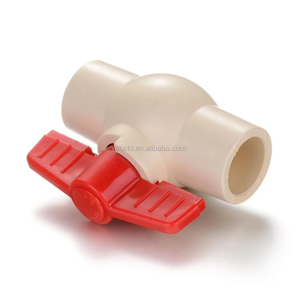 Wholesales ASTM 2846 Plastic CPVC Pipe Fittings CPVC Ball Water Valve