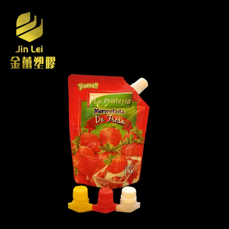 16mm color plastic screw spout and cap for food packaging