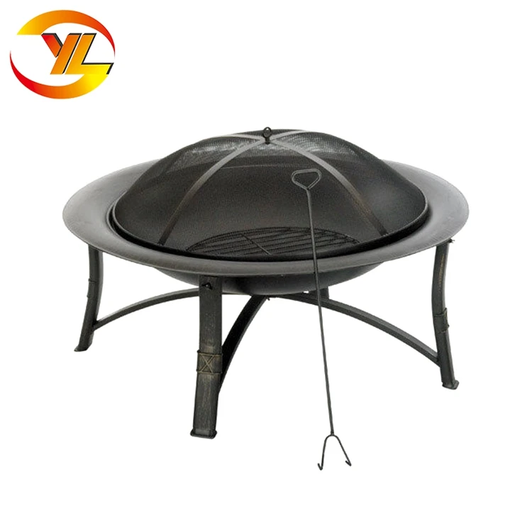 35 'круглая пожарная решетка, печь, нагревательная машина, нагреватель, стальная чаша, пожарная решетка