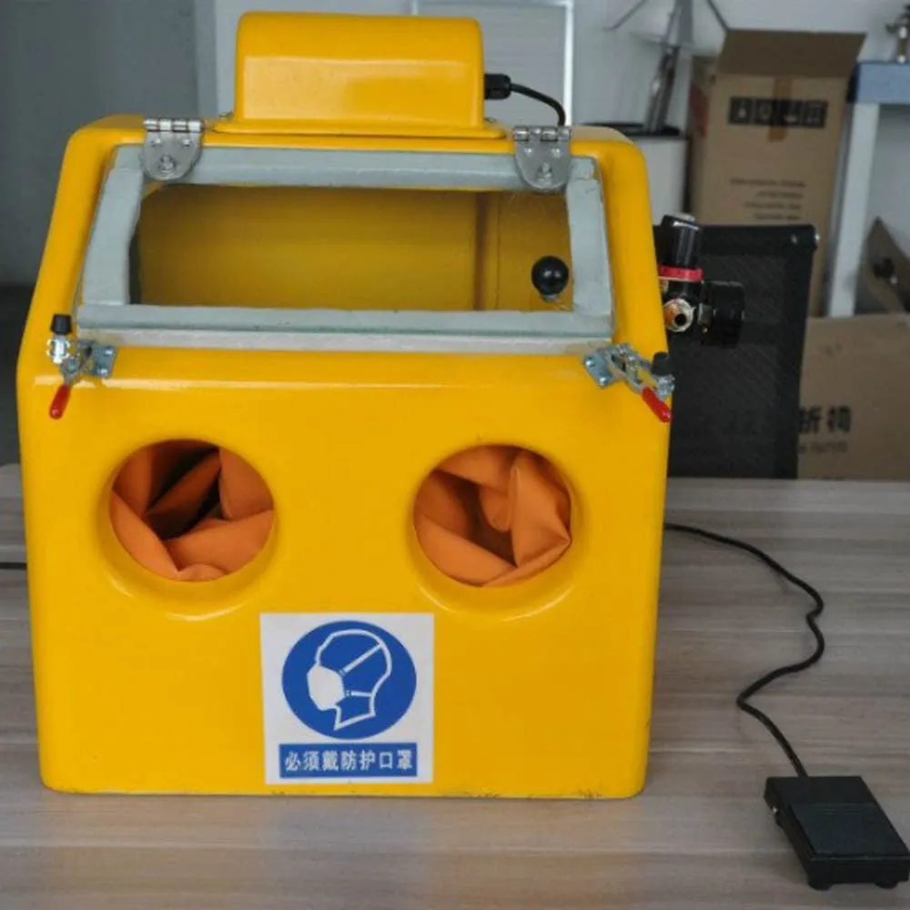 COLO Mini Manual Sand Blasting Machine for Test/Jewelry