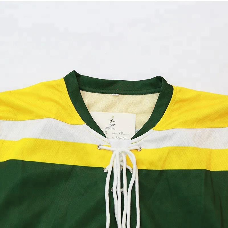 Wholesale Ice Hockey Jersey 100% Polyester Any Logo Custom Reversible Hockey Jersey