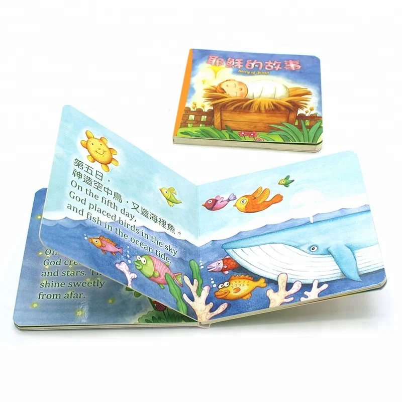 Overseas Hardcover Illustration Bible Story Book For Children