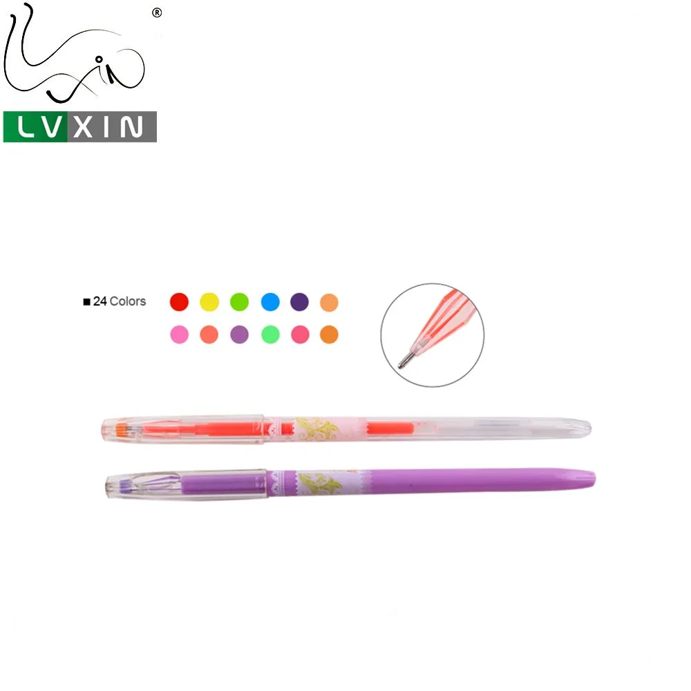 Lvxin Neon Pastel Metallic Glitter &Glitter Neon Glitter Gel Pen