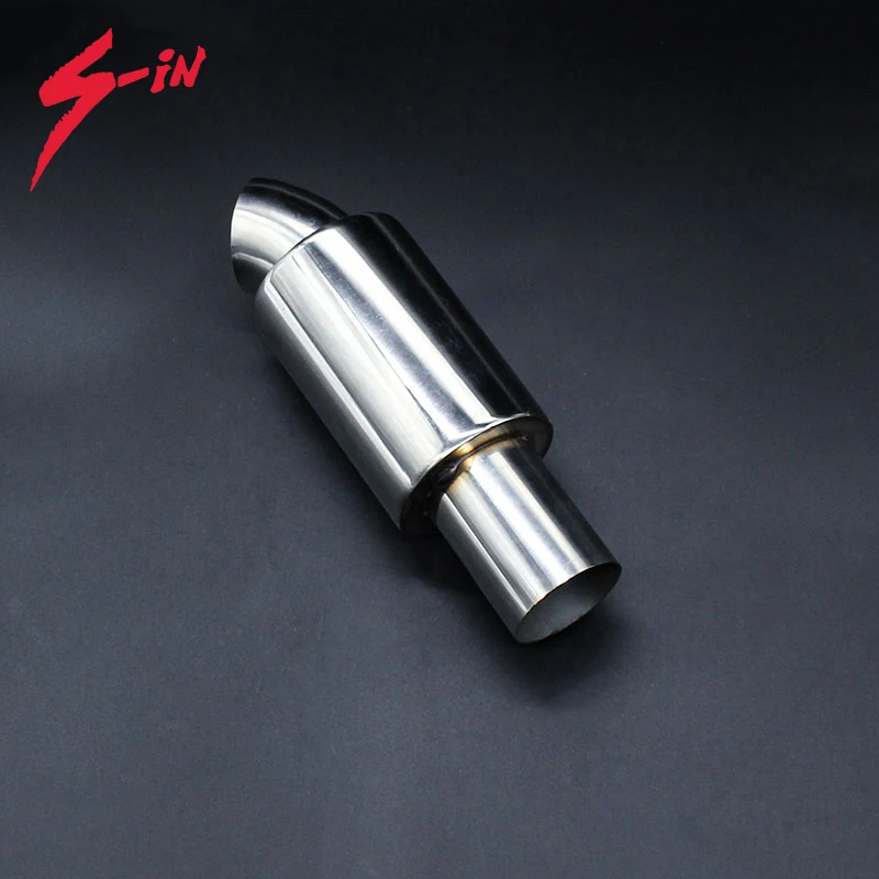 stainless steel universal SS304 muffler silencer for auto exhaust modification