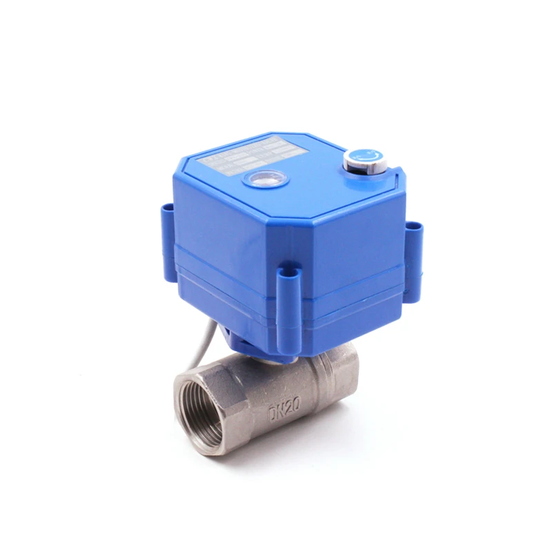electric water ball valve with manual function 5V 12V 24V 110V 220V CWX-25S kld20s motorized ball valve