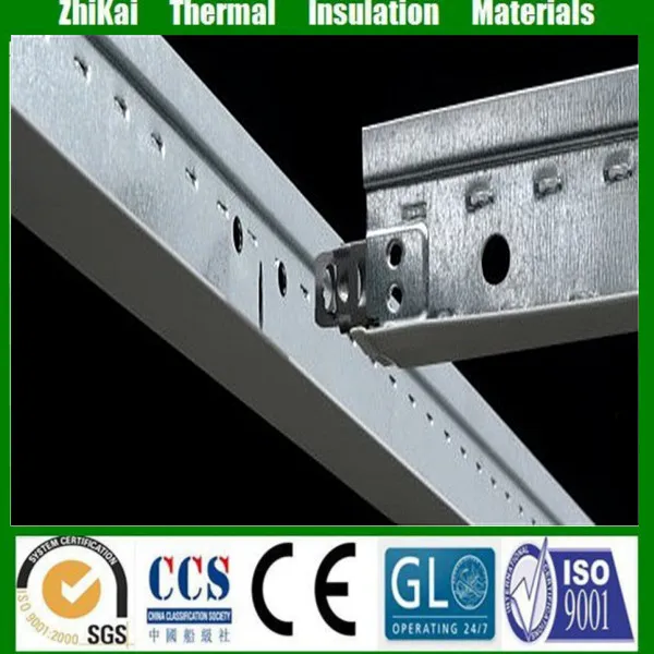 T15 Flat Ceiling tiles hanger/ 38H Galvanized Suspended Ceiling T Grid
