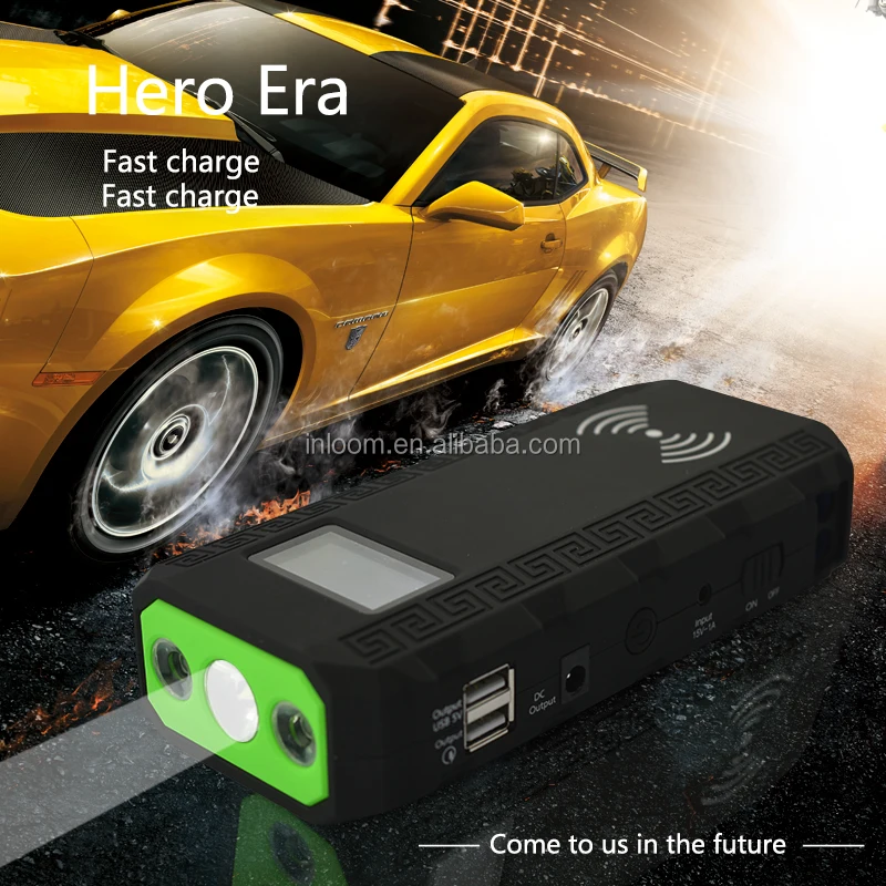 Factory Price high quality 12000mAh car jump start power wireless charger