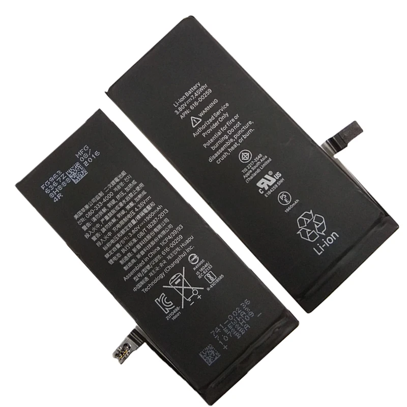 Лучший сотовый телефон аккумулятор AAA оригинальный аккумулятор мобильного телефона для iPhone 7