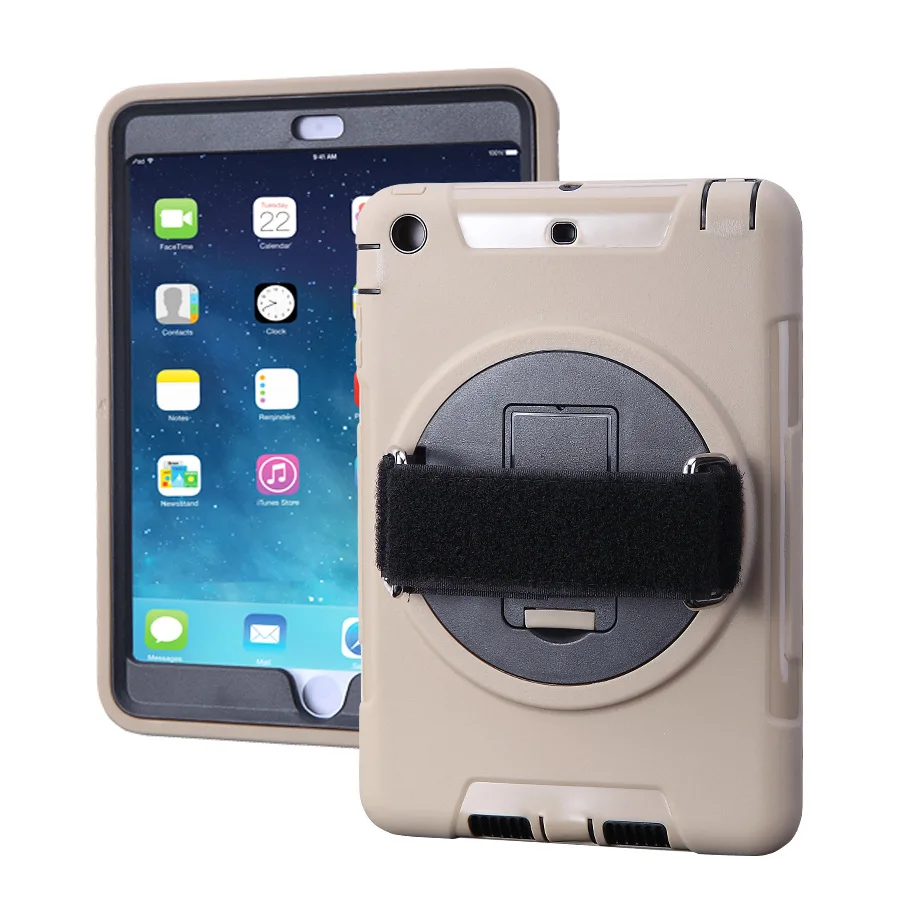 Rugged Shockproof Back Cover For Ipad Mini 123 With Shoulder Strap,For Ipad Mini 2 Case