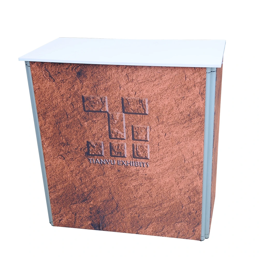 Advertising and display of advertising materials portable promotion counter