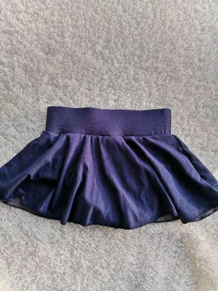 
summer baby bloomer denim fabric lace bummies skirts 