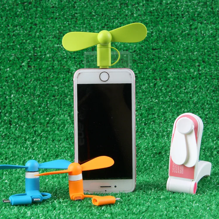 Wholesale Summer Promotional Portable Mobile Phone USB Mini Fan Android Mobile Phones MF006