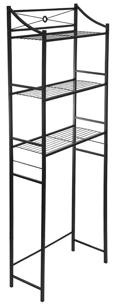 Bathroom Space Save bath towel toilet rack bathroom storage rack Metal Storage Organizer Rack/Free standing Bathroom Shelf